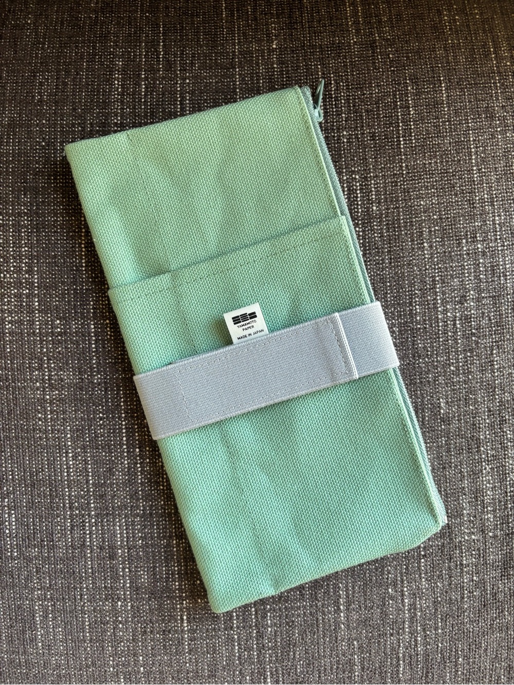 Yamamoto Paper Japan Ro-Biki Note Canvas Notebook Planner Cover Mint Green
